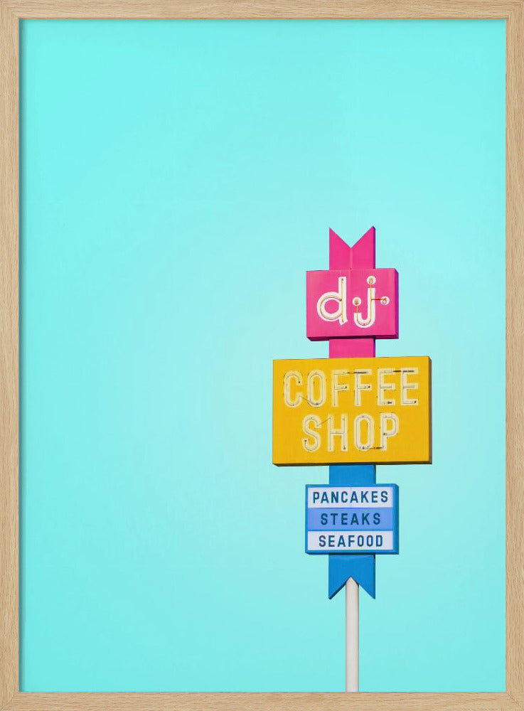 DJ Coffeeshop Schild | Poster