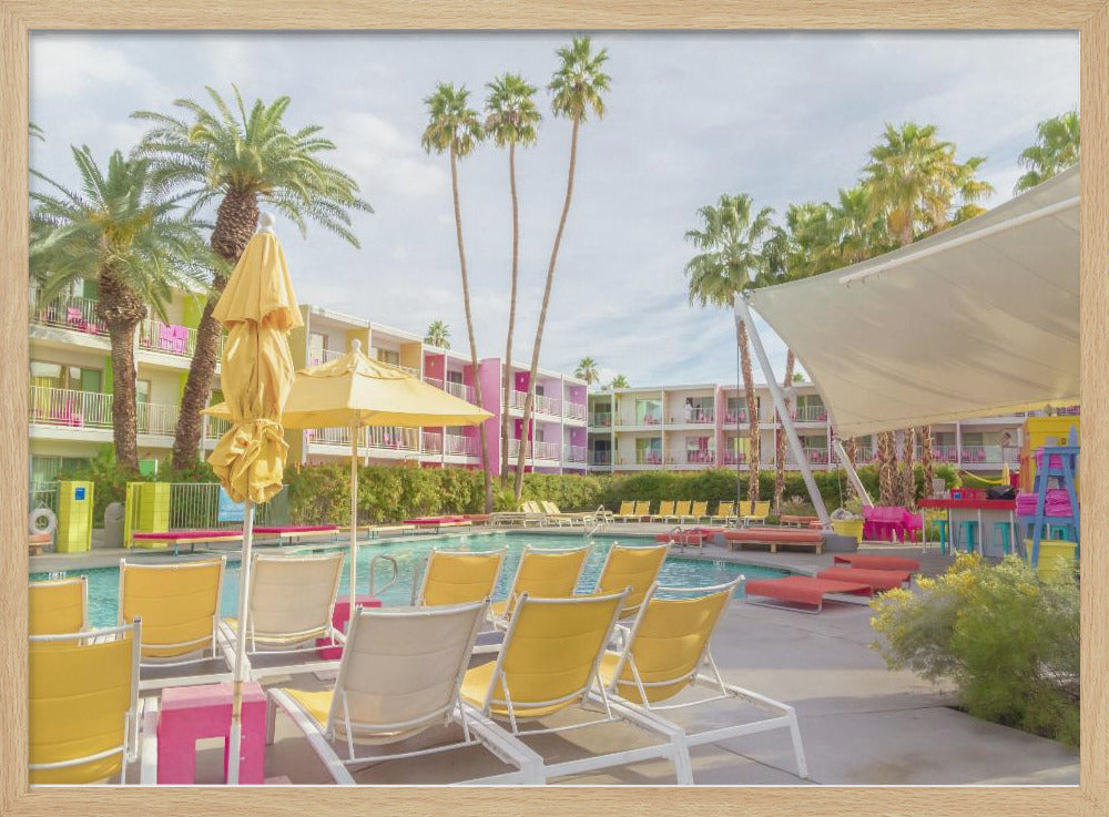Am Pool des Saguaro Hotels – Palm Springs | Poster