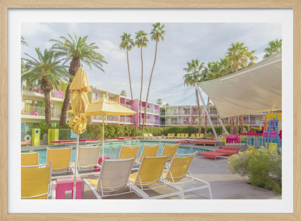 Am Pool des Saguaro Hotels – Palm Springs | Poster
