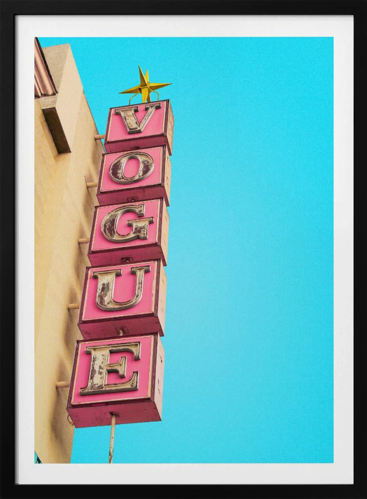 Vogue Theaterschild in Hollywood | Poster