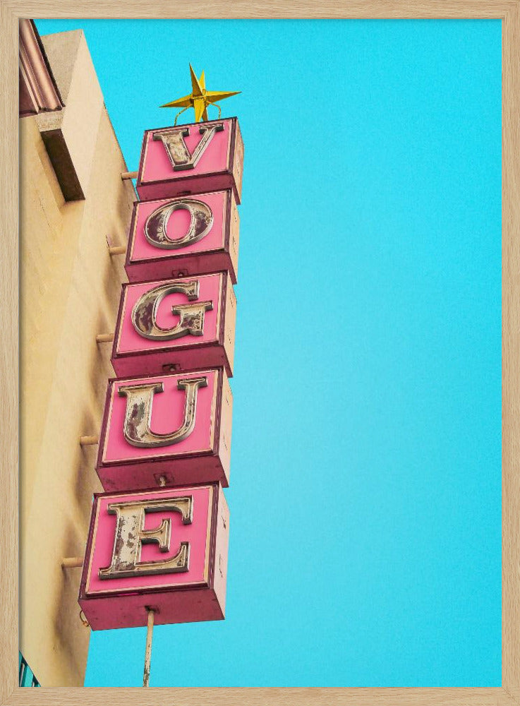 Vogue Theaterschild in Hollywood | Poster