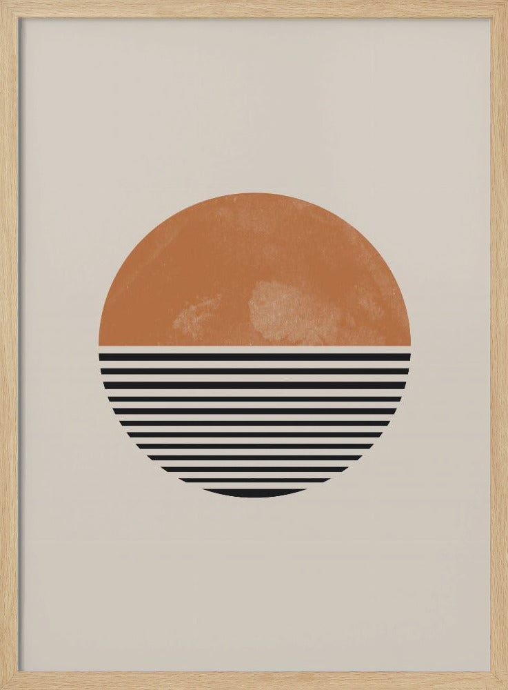 Gestreifter Horizont | Poster