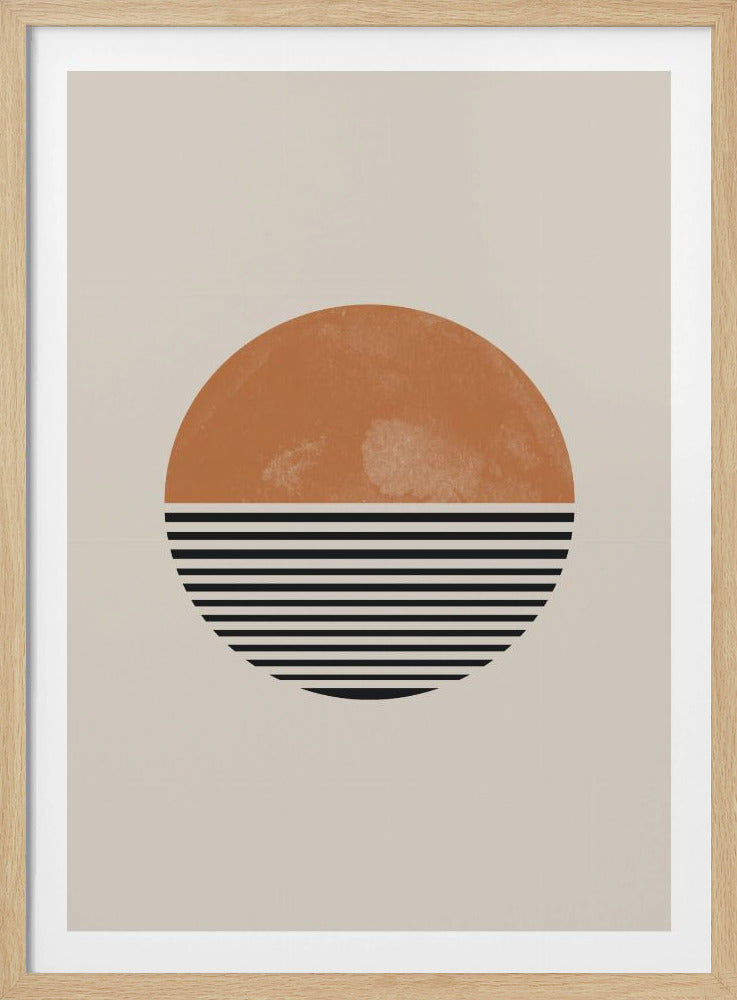 Gestreifter Horizont | Poster