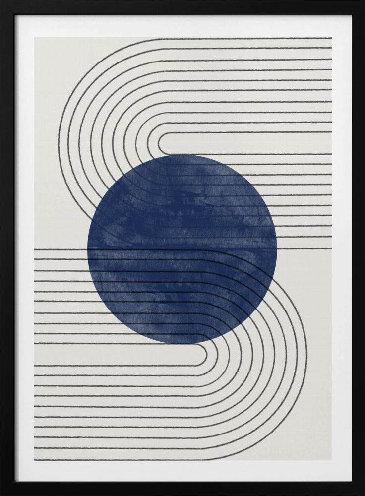 Blaue Sonnenfinsternislinien | Poster