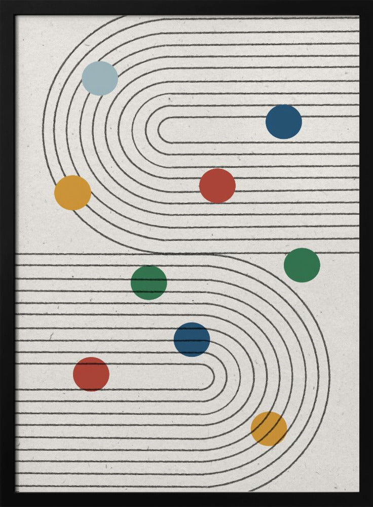 Geschwungene Wege | Poster