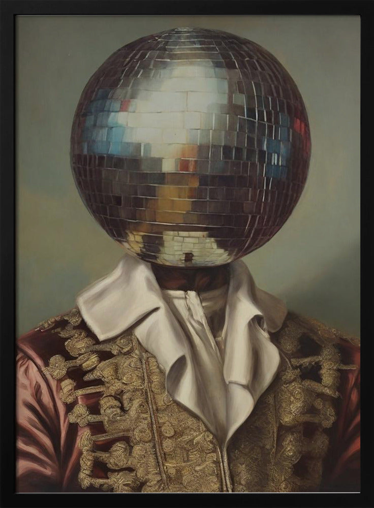 DiscoHead King / Veränderte Collage-Kunst | Poster