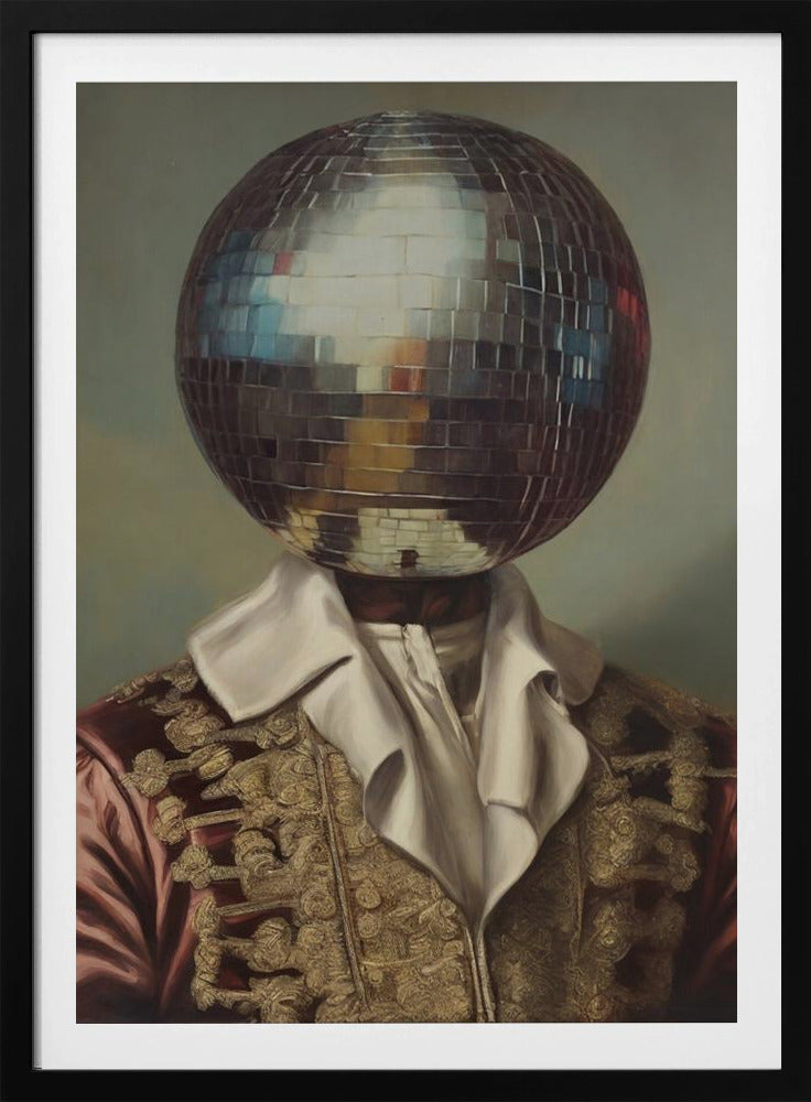DiscoHead King / Veränderte Collage-Kunst | Poster