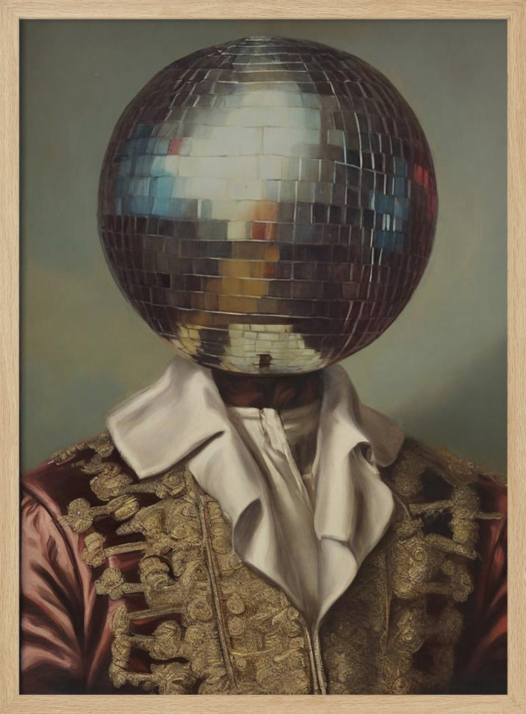 DiscoHead King / Veränderte Collage-Kunst | Poster
