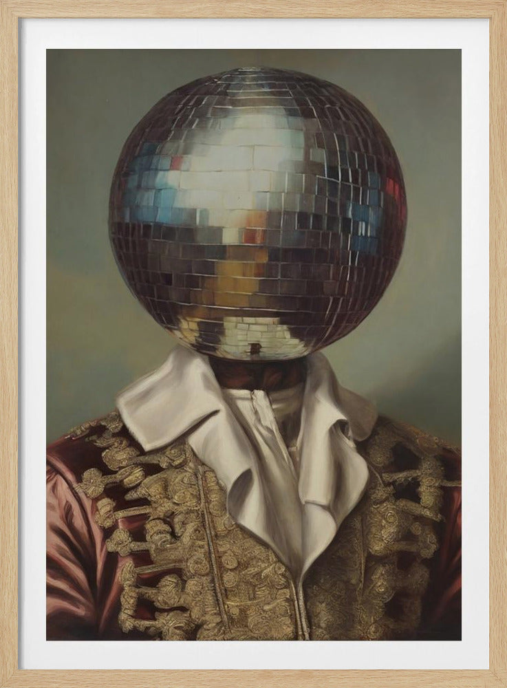 DiscoHead King / Veränderte Collage-Kunst | Poster