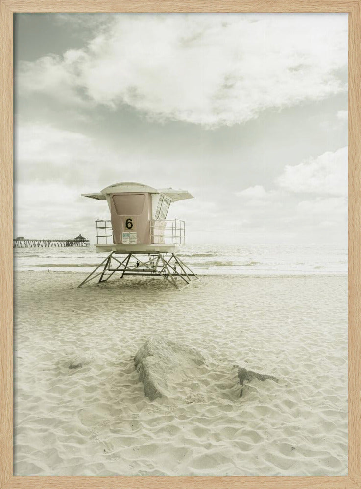 Kalifornien Vintage Imperial Beach | Poster