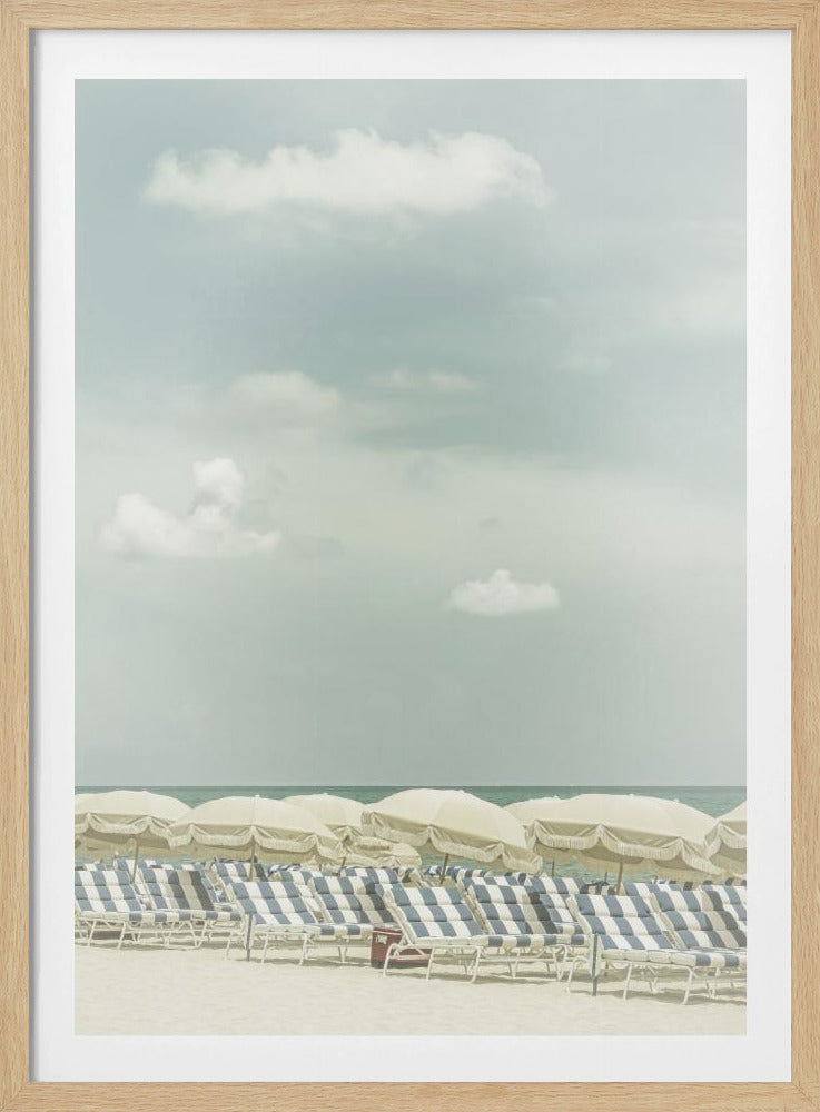 Vintage Strandszene | Poster