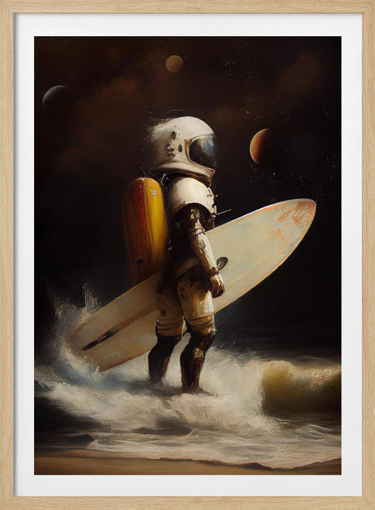 Mein Weltraum-Surftag | Poster