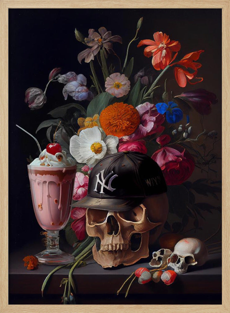Skull Still Life | Poster