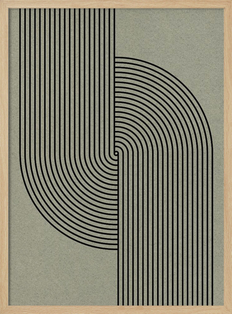 Gebogene Symmetrie | Poster
