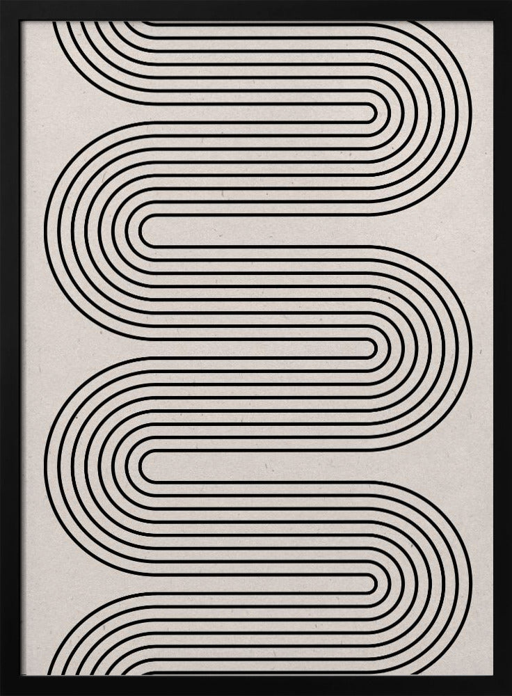 Symphonie der geschwungenen Linien | Poster