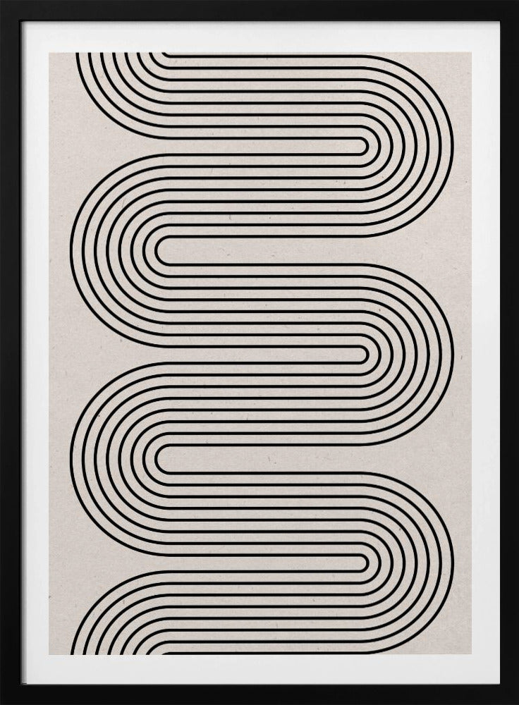Symphonie der geschwungenen Linien | Poster