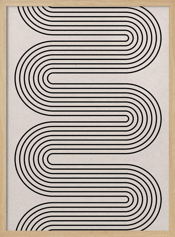 Symphonie der geschwungenen Linien | Poster