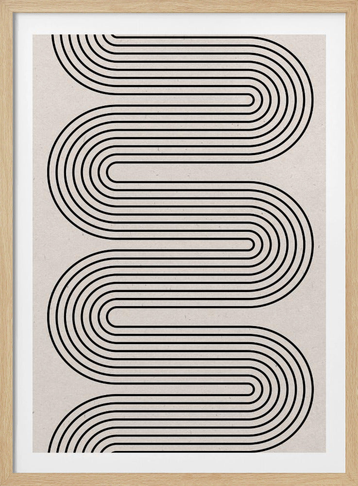 Symphonie der geschwungenen Linien | Poster