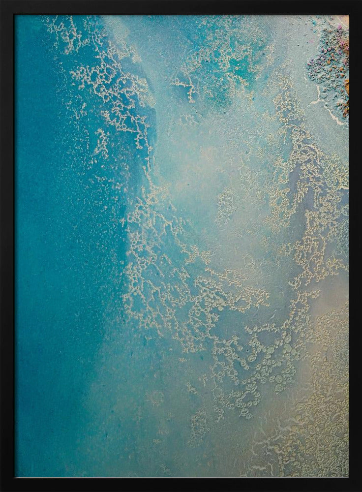 Sanftes Blau – Flaches Wasser | Poster