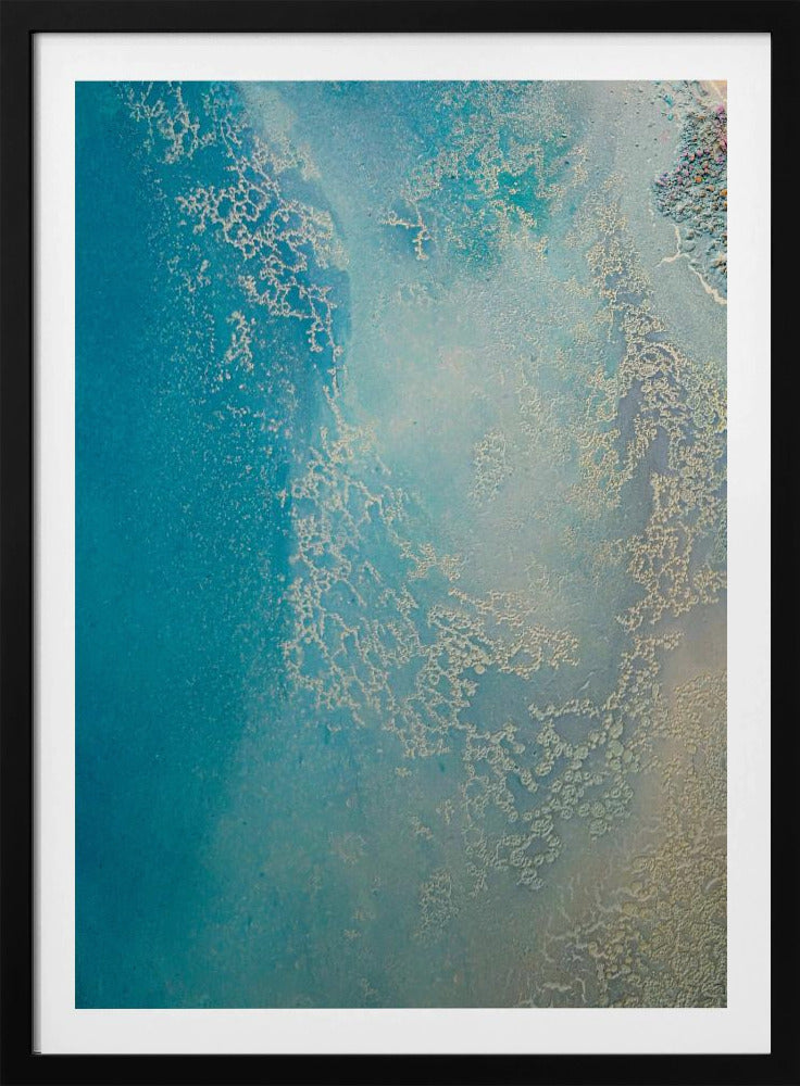 Sanftes Blau – Flaches Wasser | Poster