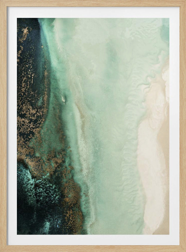 Einladendes, friedliches Jadewasser | Poster