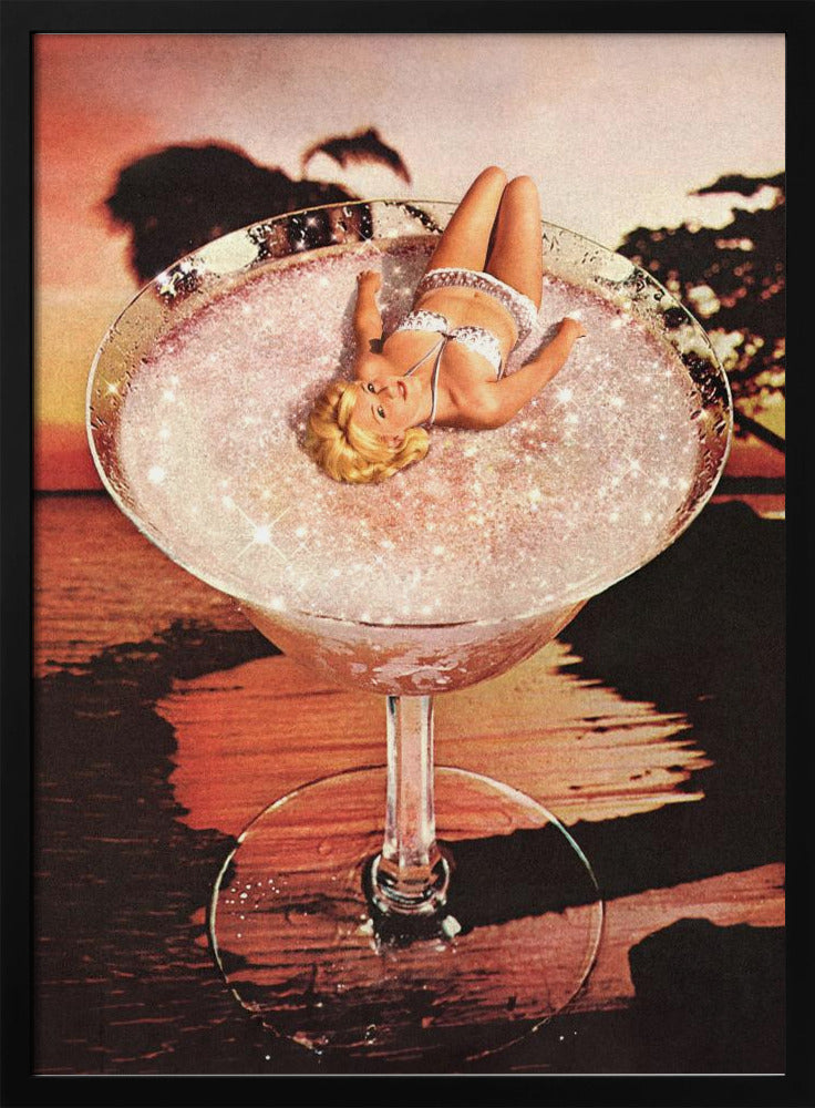 Glitzer Pink Margarita | Poster
