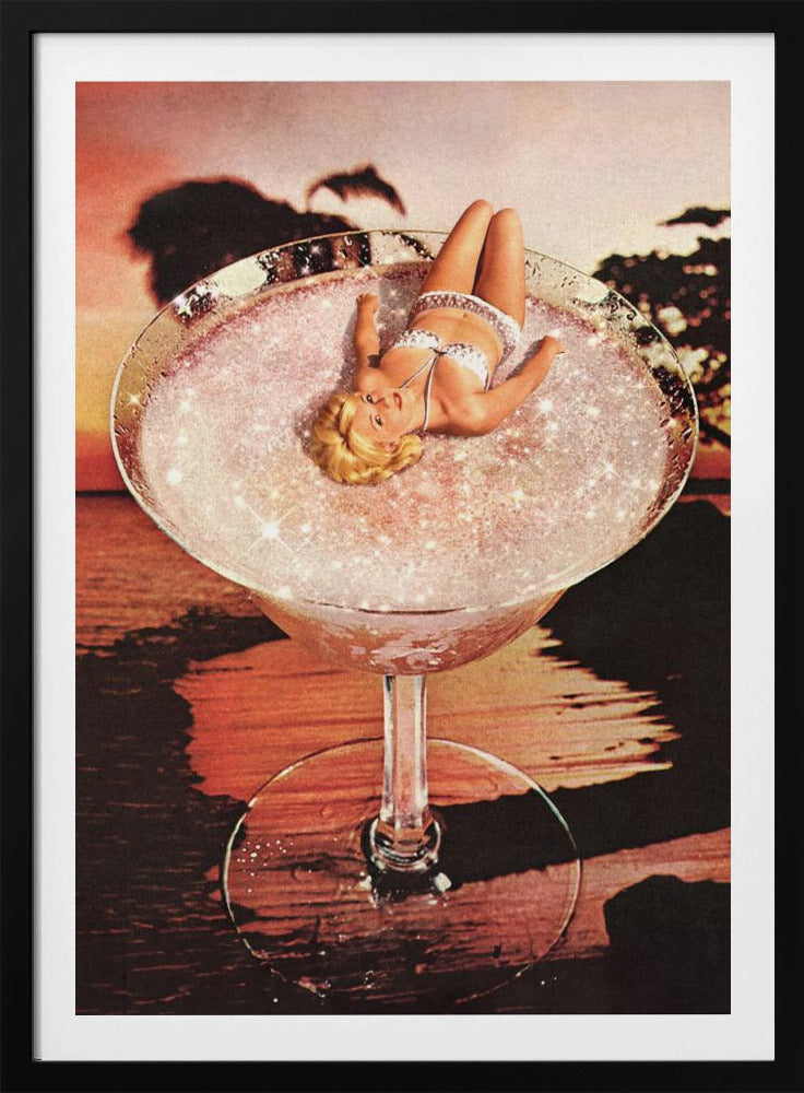 Glitzer Pink Margarita | Poster