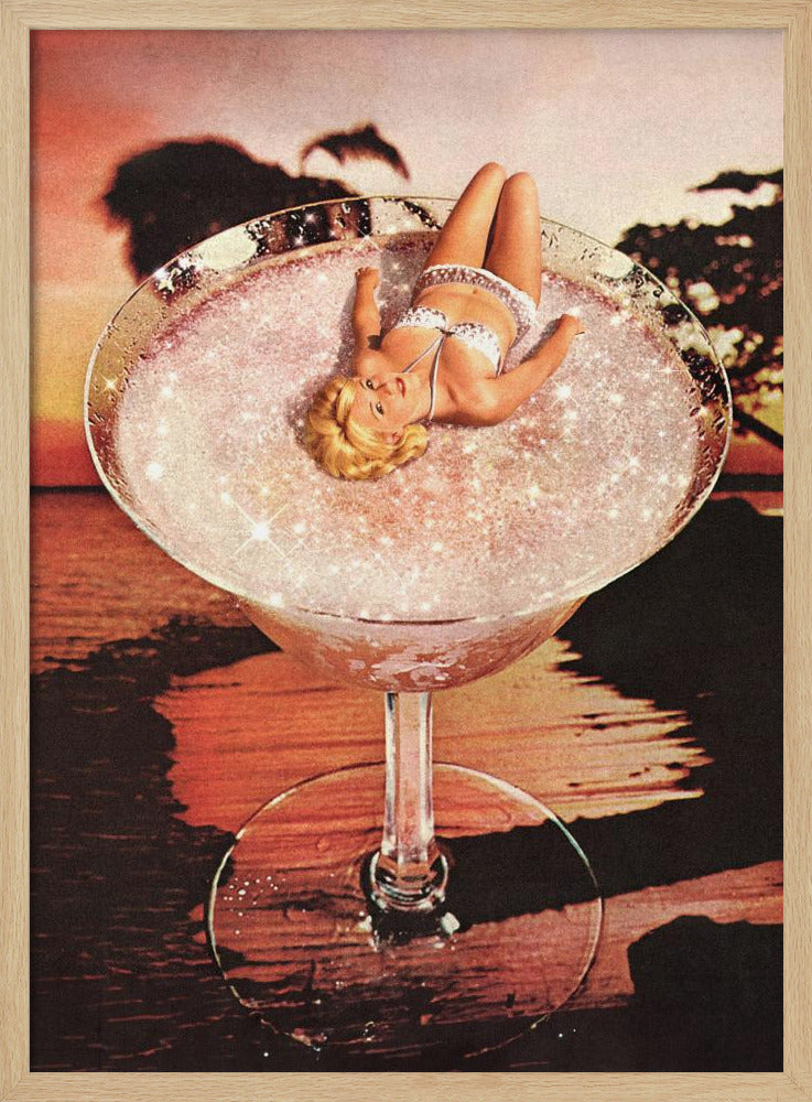 Glitzer Pink Margarita | Poster