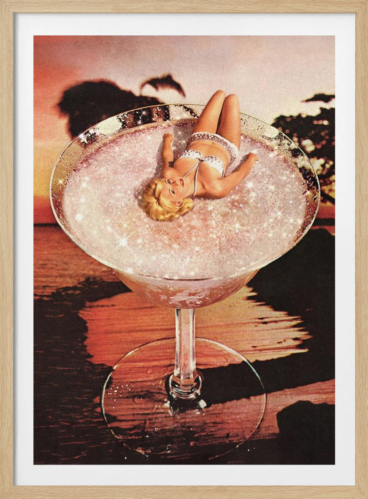 Glitzer Pink Margarita | Poster