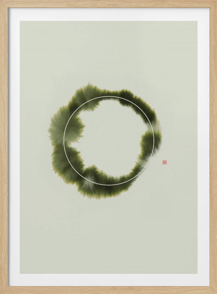 Kreis Nr. 1 | Grün | Poster