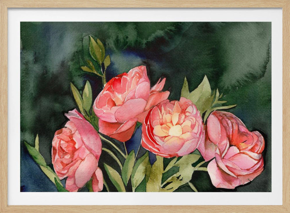 Dunkle Blüten | Poster