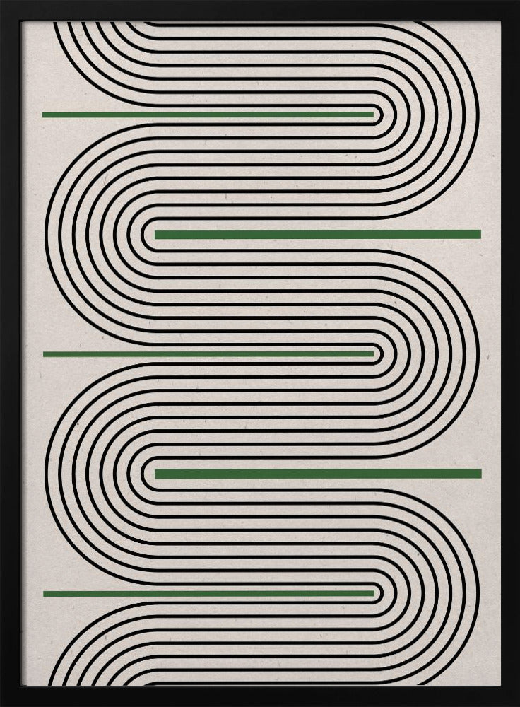 Curved Lines Dance | Poster