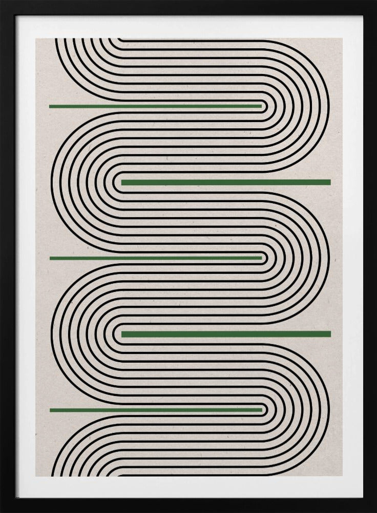 Curved Lines Dance | Poster