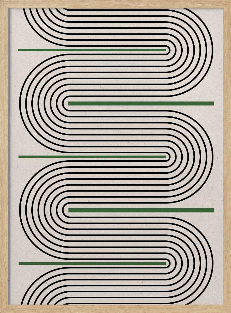 Curved Lines Dance | Poster