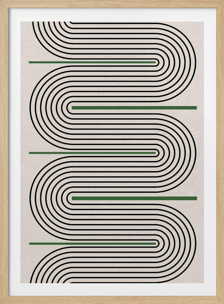 Curved Lines Dance | Poster