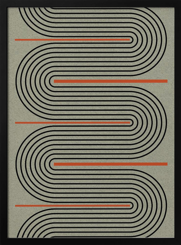 Geschwungene Wege | Poster
