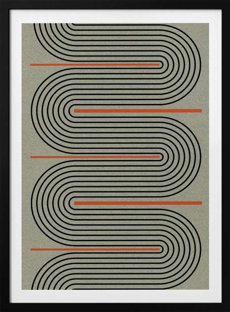 Geschwungene Wege | Poster
