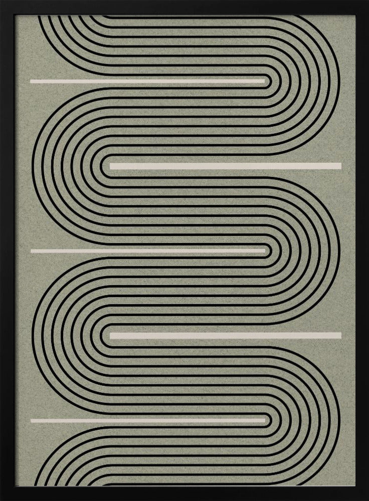 Geschwungene Wege | Poster