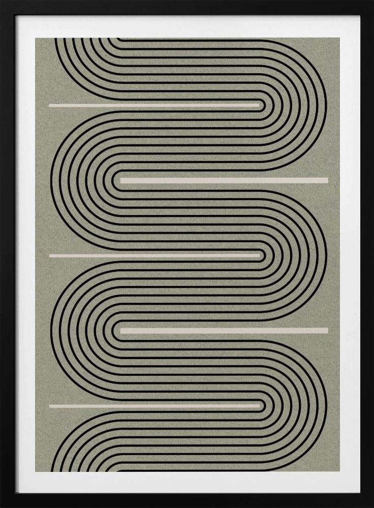 Geschwungene Wege | Poster