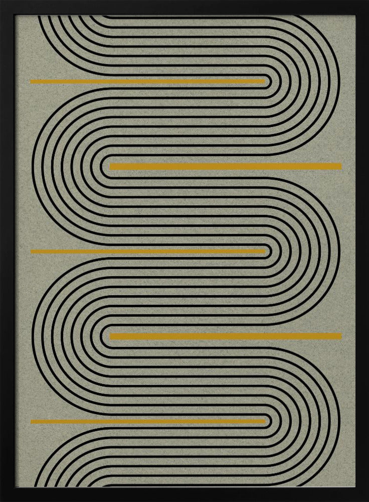 Geschwungene Wege | Poster