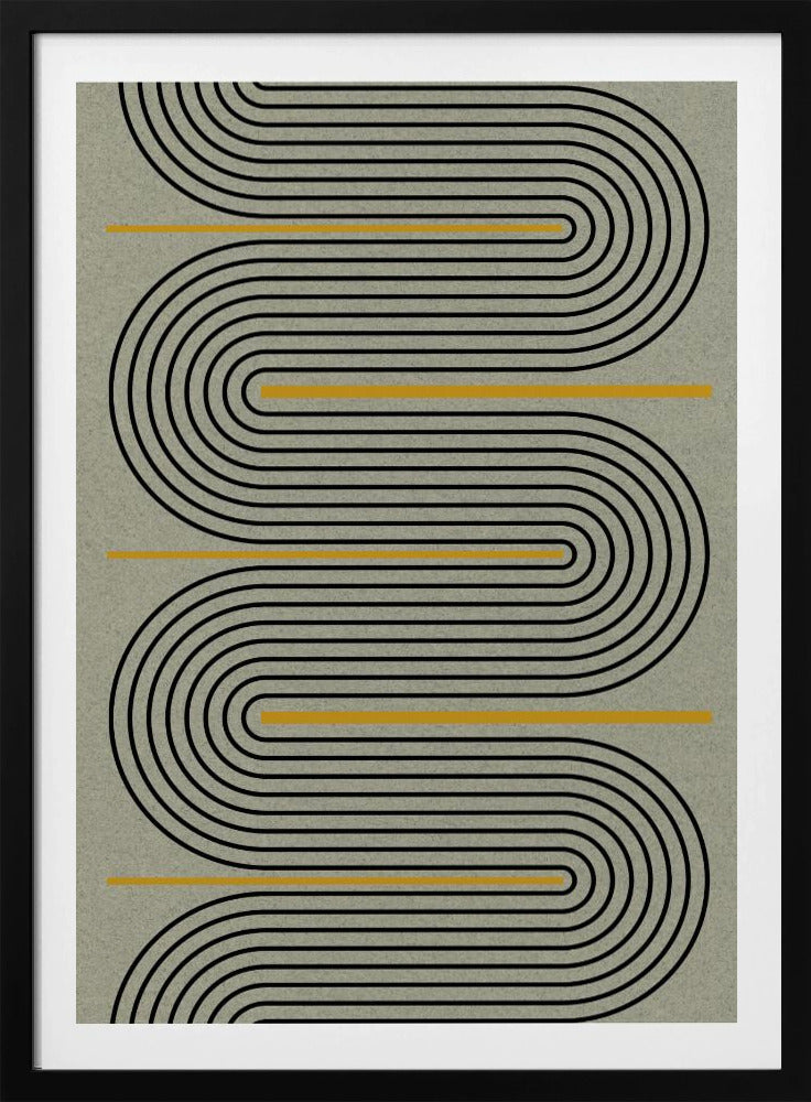 Geschwungene Wege | Poster