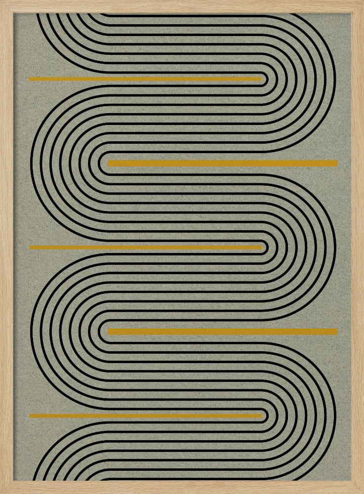 Geschwungene Wege | Poster