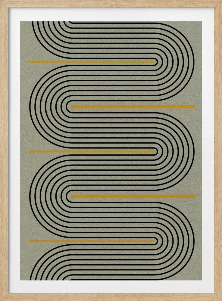 Geschwungene Wege | Poster