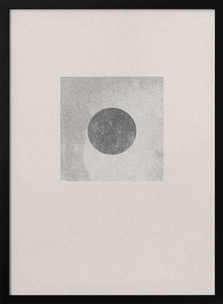 Monochrome Sonnenfinsternis | Poster