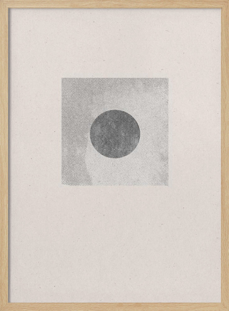 Monochrome Sonnenfinsternis | Poster