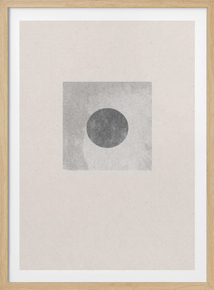 Monochrome Sonnenfinsternis | Poster