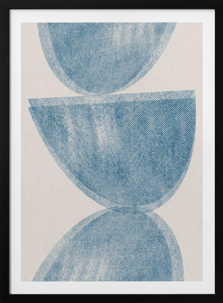 Blue Sphere Balance | Poster