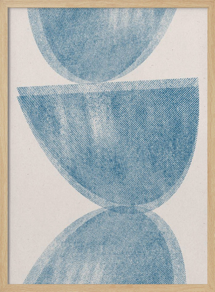 Blue Sphere Balance | Poster