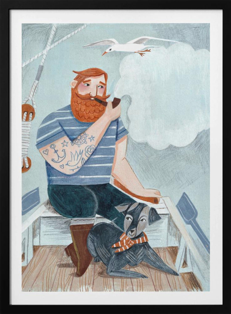 Skipper und Hund | Poster