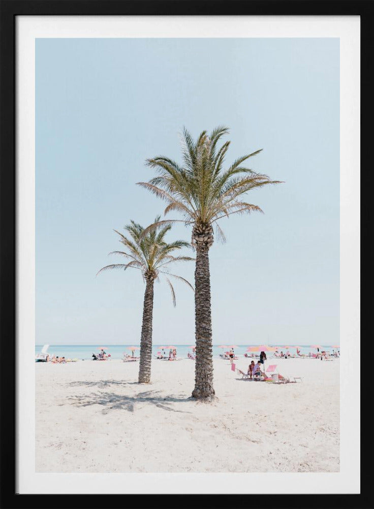 Palme am Strand | Poster